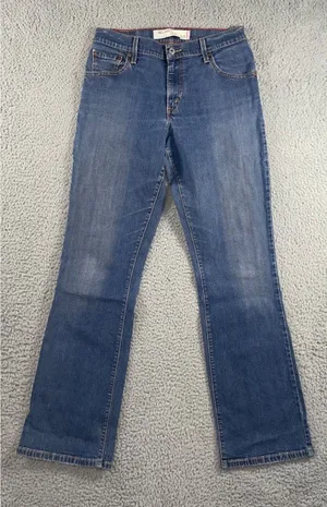 Levis 550 Relaxed Bootcut Jeans Women 8 Mid Rise 30x32 Y2K Western‎ Vintage thumbnail 1