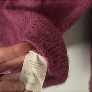 Free People S Alpaca Wool Blend V-Neck Sweater in Deep Pink thumbnail 3