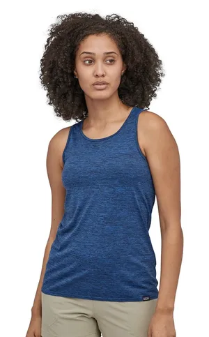 Patagonia Capilene Cool Daily Tank Top Women Small Viking Blue thumbnail 1