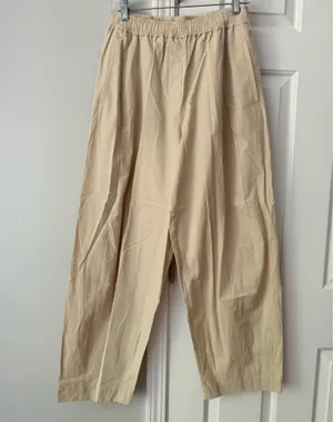 Anthropologie Maeve Poplin Sporty Pull-On Trousers, Size S thumbnail 6