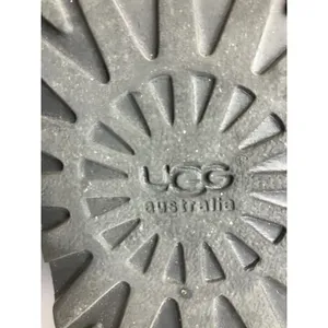 UGG Bailey Button Triplet Boots Womens 8 Black Good‎ Suede Shearling Mid Calf thumbnail 6