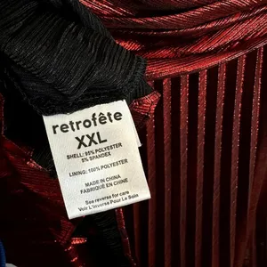 Retrofête Lumi Dress in Red Size XX-Large thumbnail 7