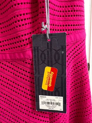 Jennifer Lopez pink sleeveless dress size 16 thumbnail 5