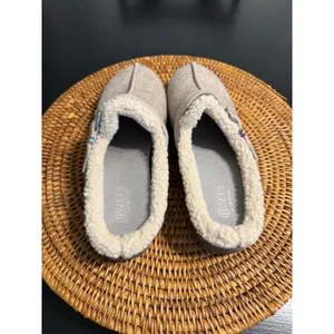 Bzees by LifeStride Womens Oatmeal Tan Faux Fur Lined Buckle Mule Slippers 7.5M‎ thumbnail 6