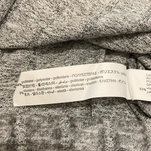Zara Gray Striped Very Soft Tee Shirt thumbnail 7