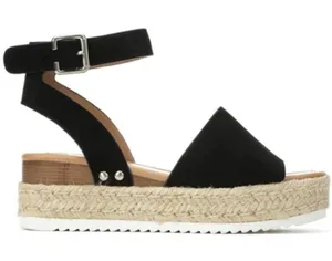 black platform Sandals Size 7 thumbnail 1