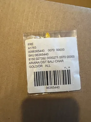 NWT Free People Ariana Ost Bali Charm Anklet In Gold thumbnail 4