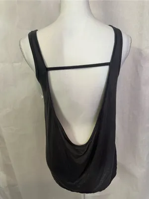 Gymshark Black Women's Scoop Neck Athletic Tank thumbnail 3