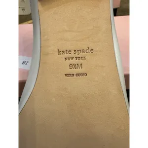 KATE SPADE NEW YORK $399 Women's White‎ Leather Laura Mule Size 9.5 thumbnail 9