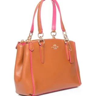 Coach Pebble Leather Kelsey Satchel Purse; excellent condition thumbnail 3