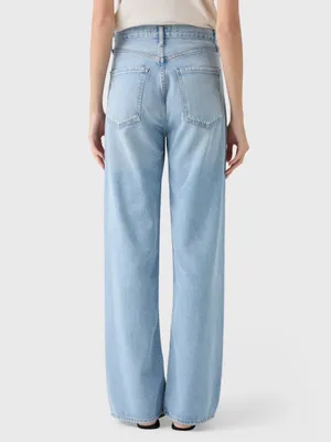 NWT AGOLDE Ren High Waist Wide Leg Jeans thumbnail 5