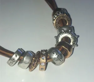 Chico's Brown Cord Inspirational Beaded Boho Multi Strand Necklace thumbnail 5
