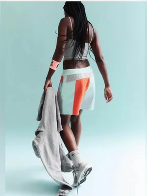 NWT Free People Piece Of Me Color-block Shorts in Heather Grey Combo thumbnail 3