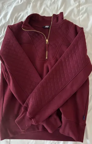 Lands' End Quarter-Zip Fleece Pullover thumbnail 1