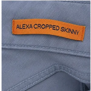 Tory Burch Alexa Cropped Skinny Jeans Size 28 Slate Blue thumbnail 7