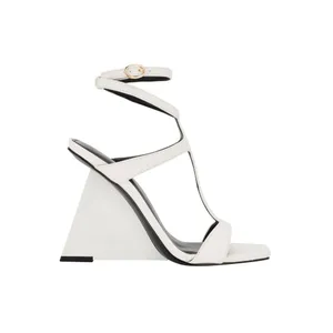 Guess Womens Bacio Wedge Dress Sandals GWBACIO3 White 8M thumbnail 9