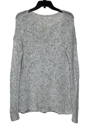 Abercrombie & Fitch Open Knit Sweater Size XS Beige With Black Fleck Womens‎ thumbnail 1