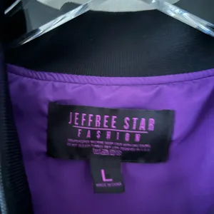 Jeffree Star Black & Purple Bomber Jacket Size Large thumbnail 4