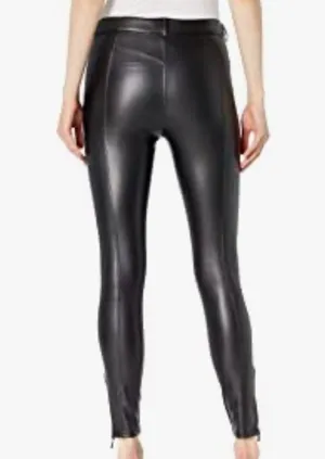 GUESS Women's Soto Pu Black Faux Leather Skinny Pants Size 0 NWT thumbnail 2