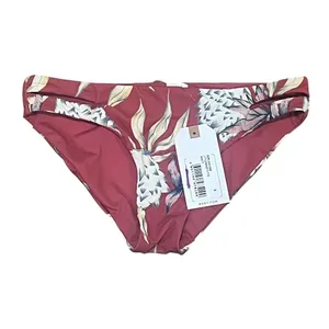 Roxy Women's 70's Floral Bikini Bottoms Pink Size S thumbnail 5