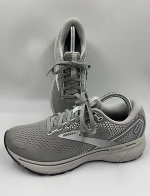 Brooks Ghost 14 Womens Gray Running /Walking Athletic Shoes Sneakers Sz 9 M (B) thumbnail 1