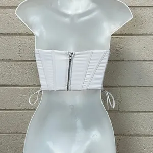 IAM.GIA Boned White Corset size XXS thumbnail 4
