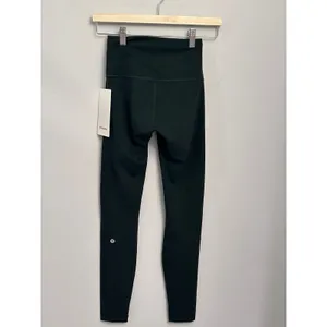 Lululemon Wunder Train tights Rainforest Green size 4 28” NWT authentic thumbnail 3
