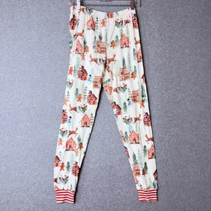Pottery Barn Kids Holiday Gingerbread Organic Cotton Pajama Set Adult S and L thumbnail 7