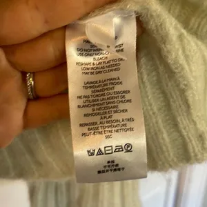 Anthropologie Maeve Dionne chunky knit mint sweater large thumbnail 4