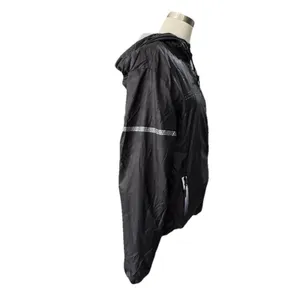 ZYIA Active Black Hooded Windbreaker Jacket Womens Medium M New With Tags NWT thumbnail 3