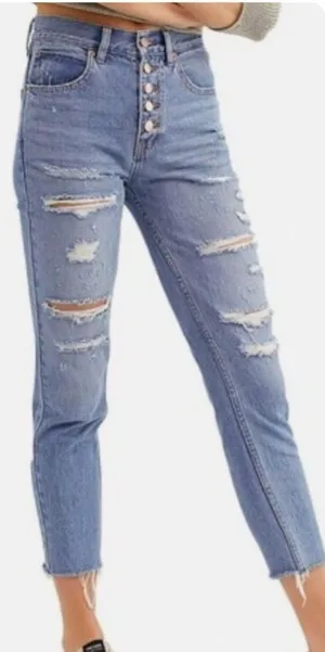 FREE PEOPLE Blossom Rigid Skinny‎ Jeans thumbnail 1