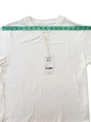 MATE the Label Regenerative Hemp Shrunken Tee S NWT True White thumbnail 6