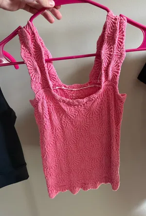Free People Love Letter Floral Knit Tank thumbnail 1