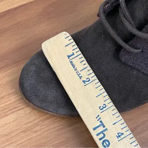 TOMS Women’s Lunata Chocolate Brown Suede/Wool Lace Up Booties Size 8 NWT thumbnail 7