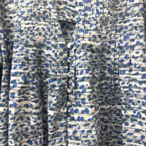 Hunter Bell Jenkins Puff Sleeve Statement Dress‎ M Resort Day Dress Oversize thumbnail 4
