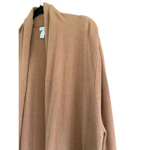 Leith Camel Long Length Open Cardigan Size Small thumbnail 2