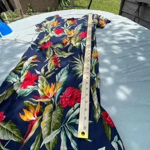 Tropical Island Aloha Wear size Med. made in Hawaii maxi. Beach , cruise , vacat thumbnail 4