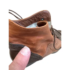 Tano Italian Made Womens Brown Leather Lace-Up Ankle Boots Size 6.5 SKU8151 thumbnail 9