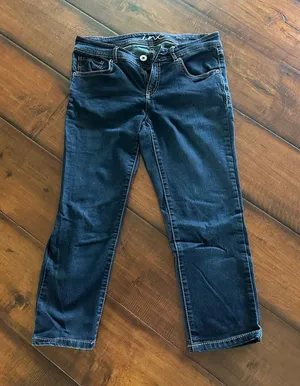 INC Denim Capri Pants thumbnail 1