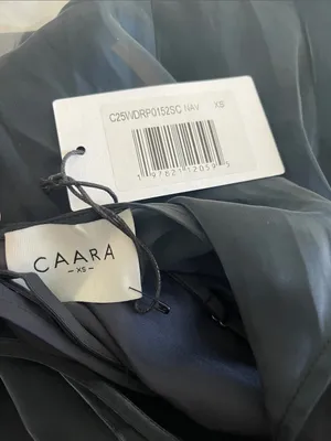 NWT CAARA Alette Dress size XS Navy Ink maxi few moda ted baker thumbnail 5