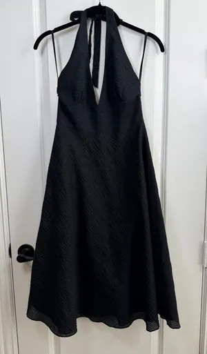 J. Crew Black Backless Dress thumbnail 1