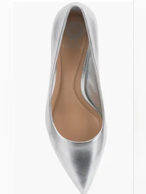 NEW Vince Camuto KEHLIA 2 in Silver Pointed Toe Heel Pumps size 7.5 retail $110 thumbnail 6