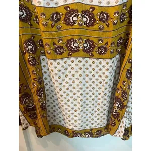 ***Free People Bohemian Changing Times Printed Blouse Tea, sz M thumbnail 9