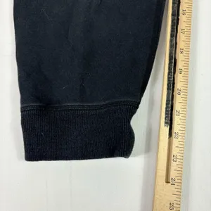 Lululemon Pants Womens 8 Black Jogger Relaxed‎ Fleece Drawstring Zip Pocket thumbnail 4