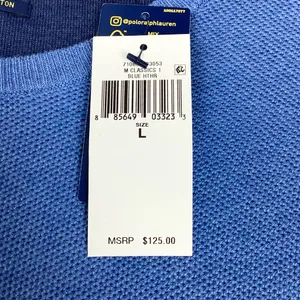 Polo Ralph Lauren Mesh Knit Crewneck Sweater Blue New with tag Cotton Mens Large thumbnail 3