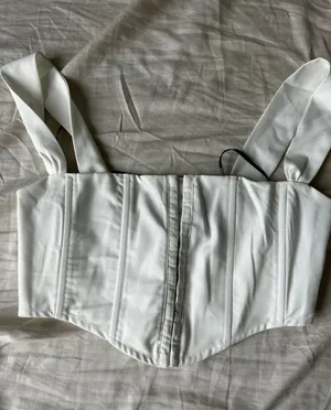 White Fox Boutique White Crop Top thumbnail 1