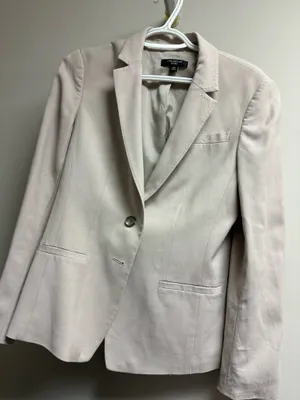 Ann Taylor Beige Blazer Vintage thumbnail 3