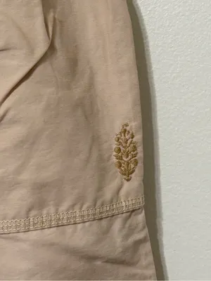 FP Movement Barrel Pants Free People Beige Wide Leg Crop Pants Size Small thumbnail 5