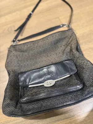 Coach Y2K Madison OP Art Pearlescent Signature Large Handbag thumbnail 1