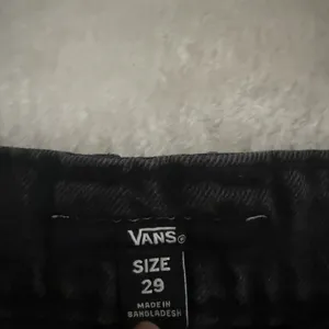 Vans Curbside Pant Womens 29 Washed Black Wide Leg High Rise Skater Baggy thumbnail 3